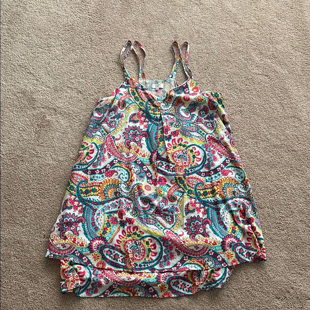Crown & Ivy Paisley Print Dress - Multicolor